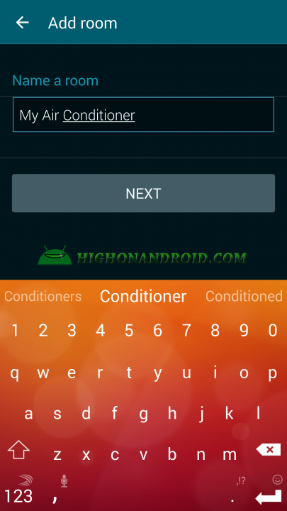 Galaxy Note 4 Air Conditioner Controller 1