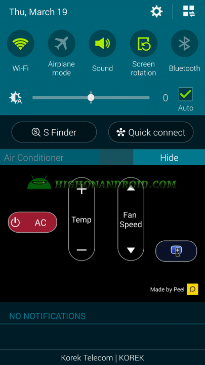 Galaxy Note 4 Air Conditioner Controller 12