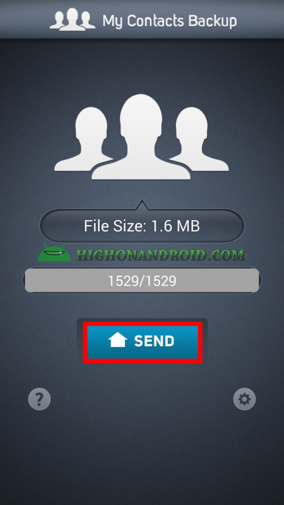 Android Contacts Backup MC4