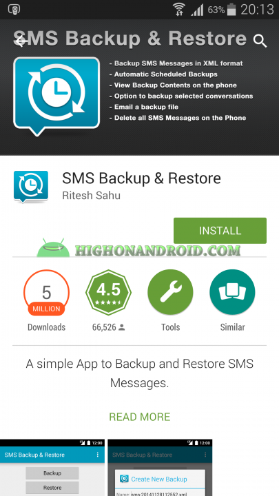 Android Message Backup 3