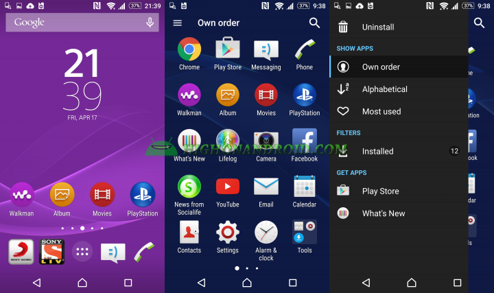 Sony Xperia Z2 Android Lollipop 5.0.2