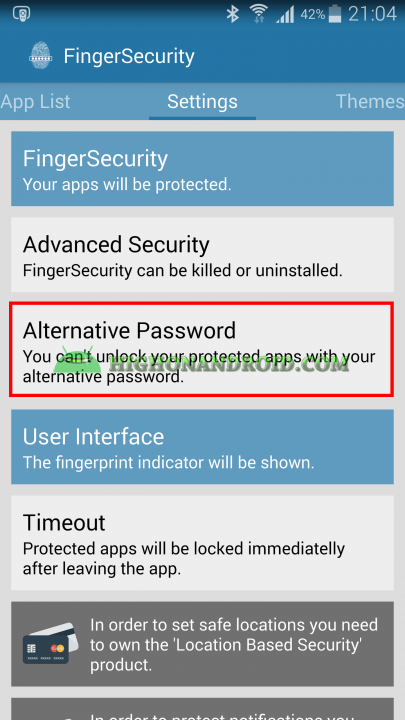 Unlock apps with Fingerprint using Galaxy Note 4  10