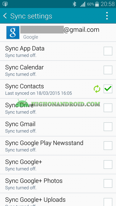 Android Contacts Backup 12