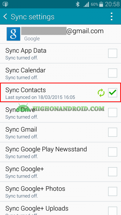 Android Contacts Backup 13