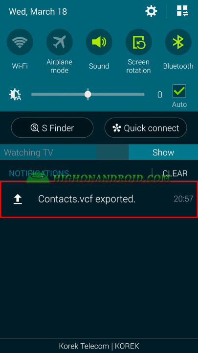Android Contacts Backup 8