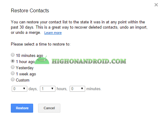 Android Contacts Backup 28