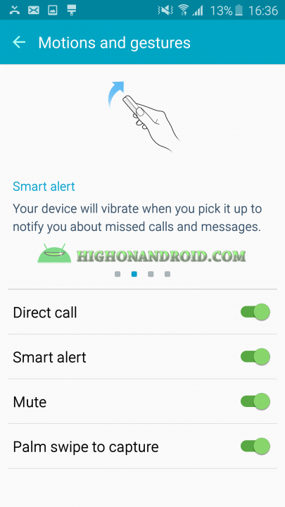 Samsung Galaxy S6 S6 Edge Smart Alert