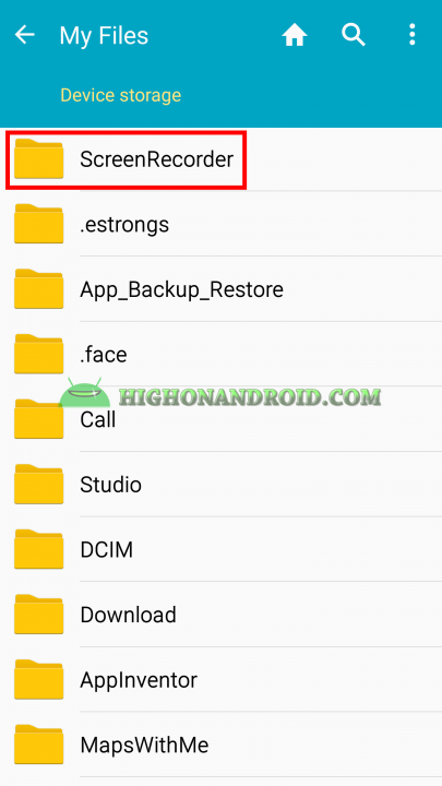 Record your android device's screen 3