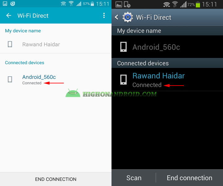 Transfer Large files Between Two Android Devices 5