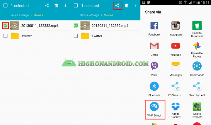 Transfer Large files Between Two Android Devices  6