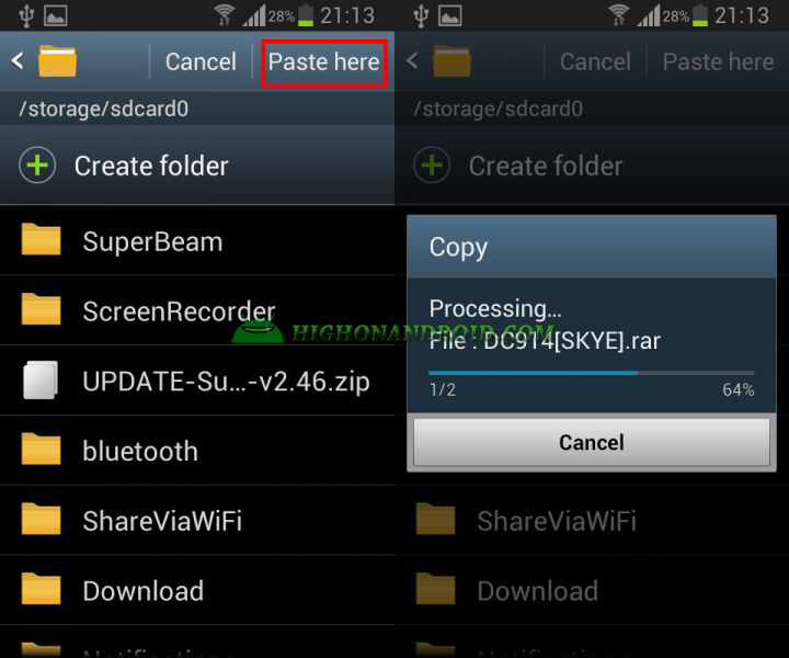 Transfer files from USB Flash Drive to Android Device 3