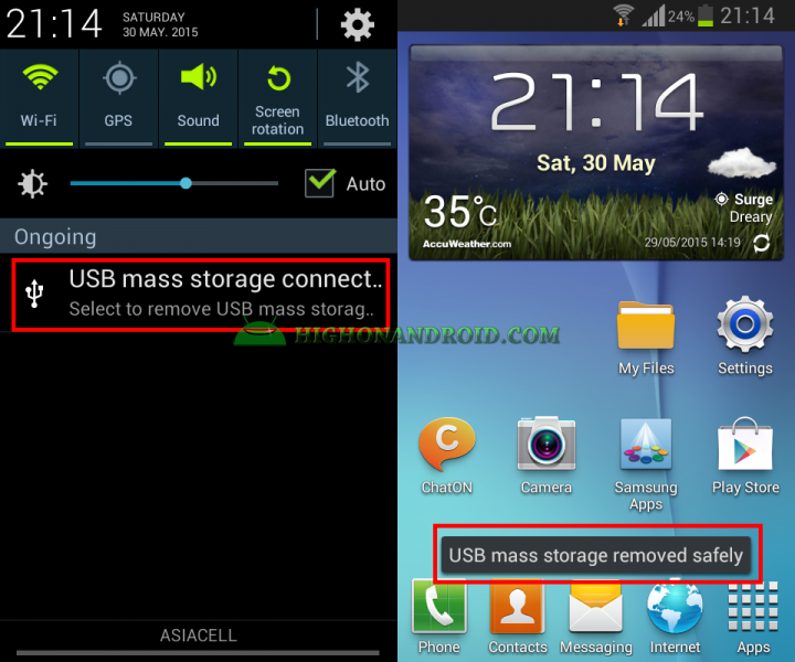 Transfer files from USB Flash Drive to Android Device 5
