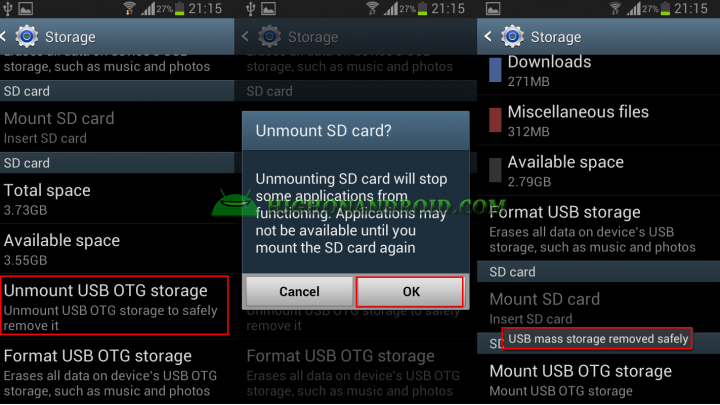 Transfer files from USB Flash Drive to Android Device 6