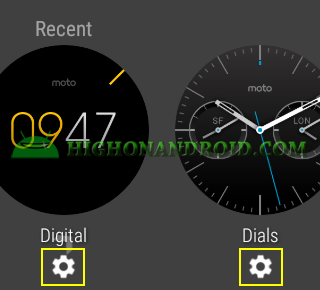 Change Android Wear Watch Face 3
