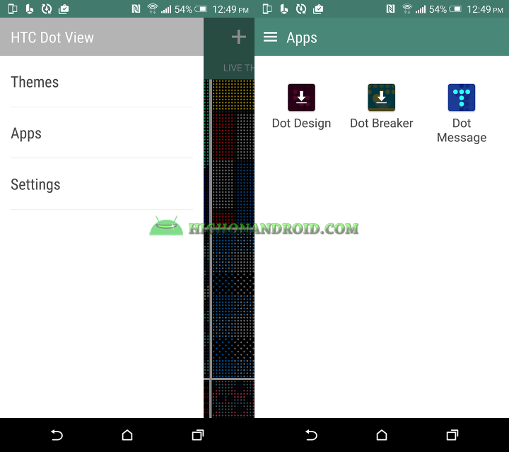 How To Customize Dot View Backgrounds on htc one m9 plus 2