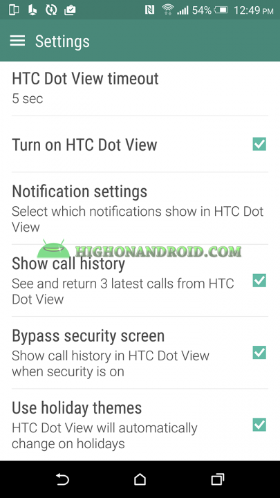 How To Customize Dot View Backgrounds on htc one m9 plus 3