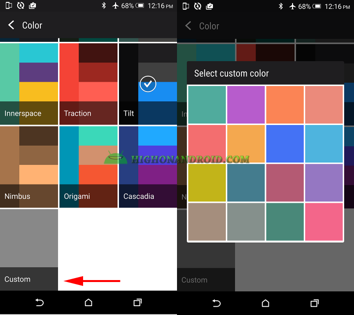 How To Customize and Change Launcher Background on Htc one m9 4