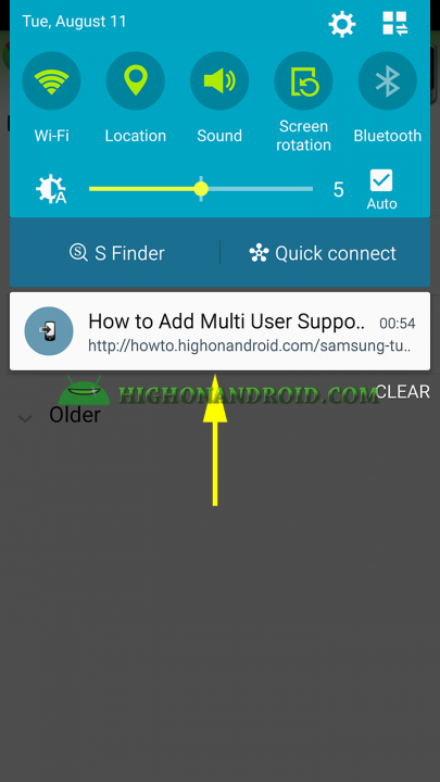 How To Directly Send Web page links from PC to  your android device 15