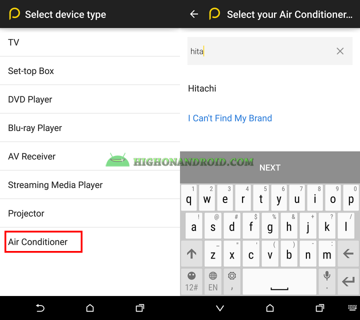 How To use htc one m9 plus as air conditioner controller 2