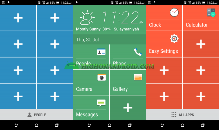 How to use and enable easy mode on htc one m9 plus