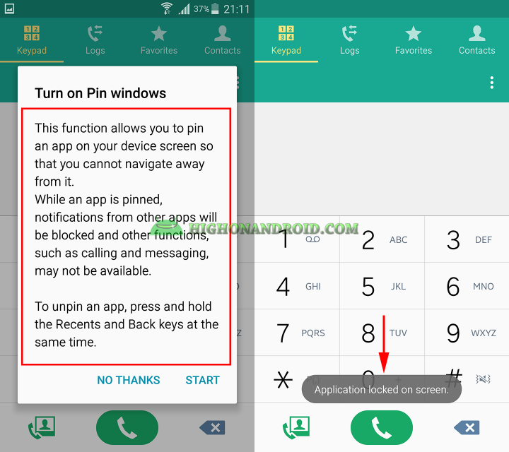 How to Use Screen Pinning Feature on Samsung Galaxy Devices 8