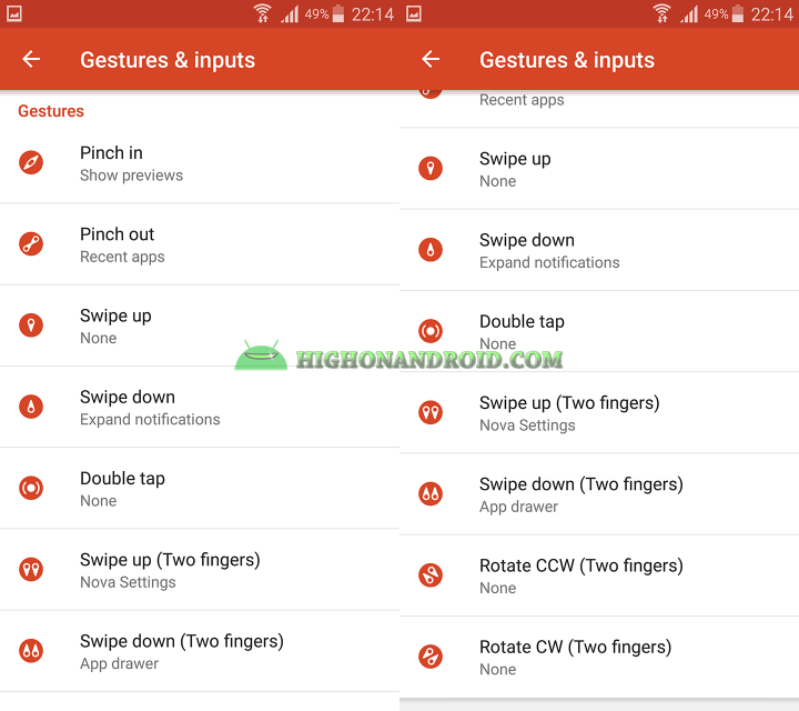 How to launch apps by gesture on Android 2