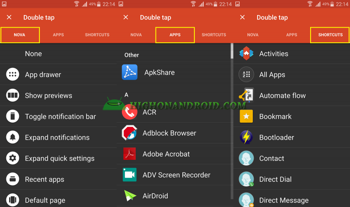 How to launch apps by gesture on Android 3
