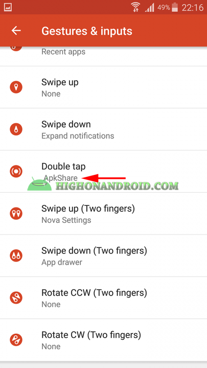How to launch apps by gesture on Android 4