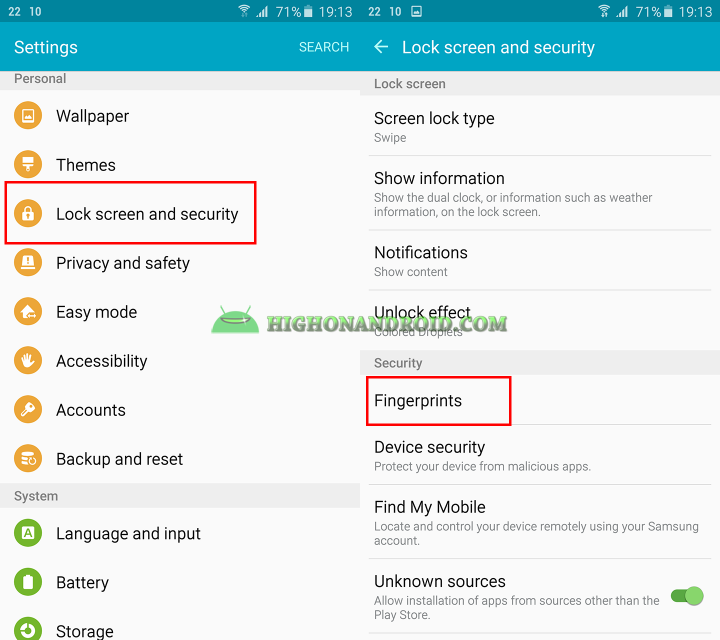How To enable Fingerprint scanner on Galaxy Note 5