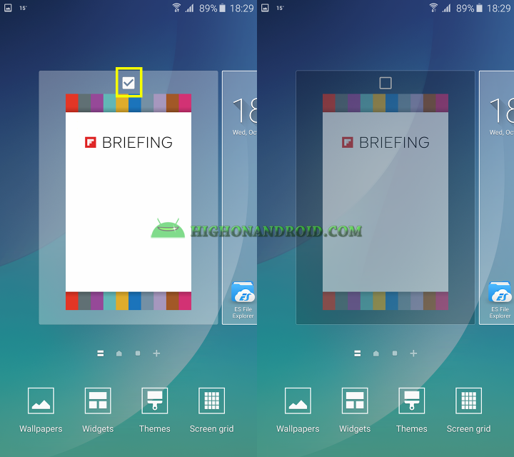 how to disable flipboard briefing on galaxy note 5 2