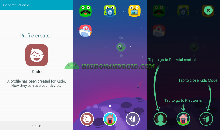 how to use kids mode on galaxy note 5 5