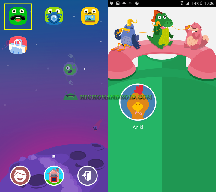 how to use kids mode on galaxy note 5 6