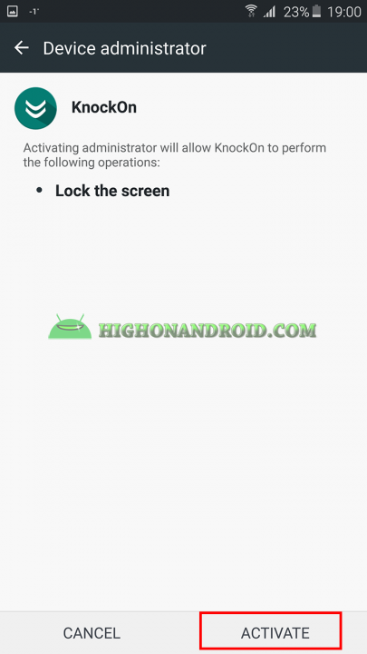 Add Double Tap to wake up gesture to your android device using KnockOn App 3